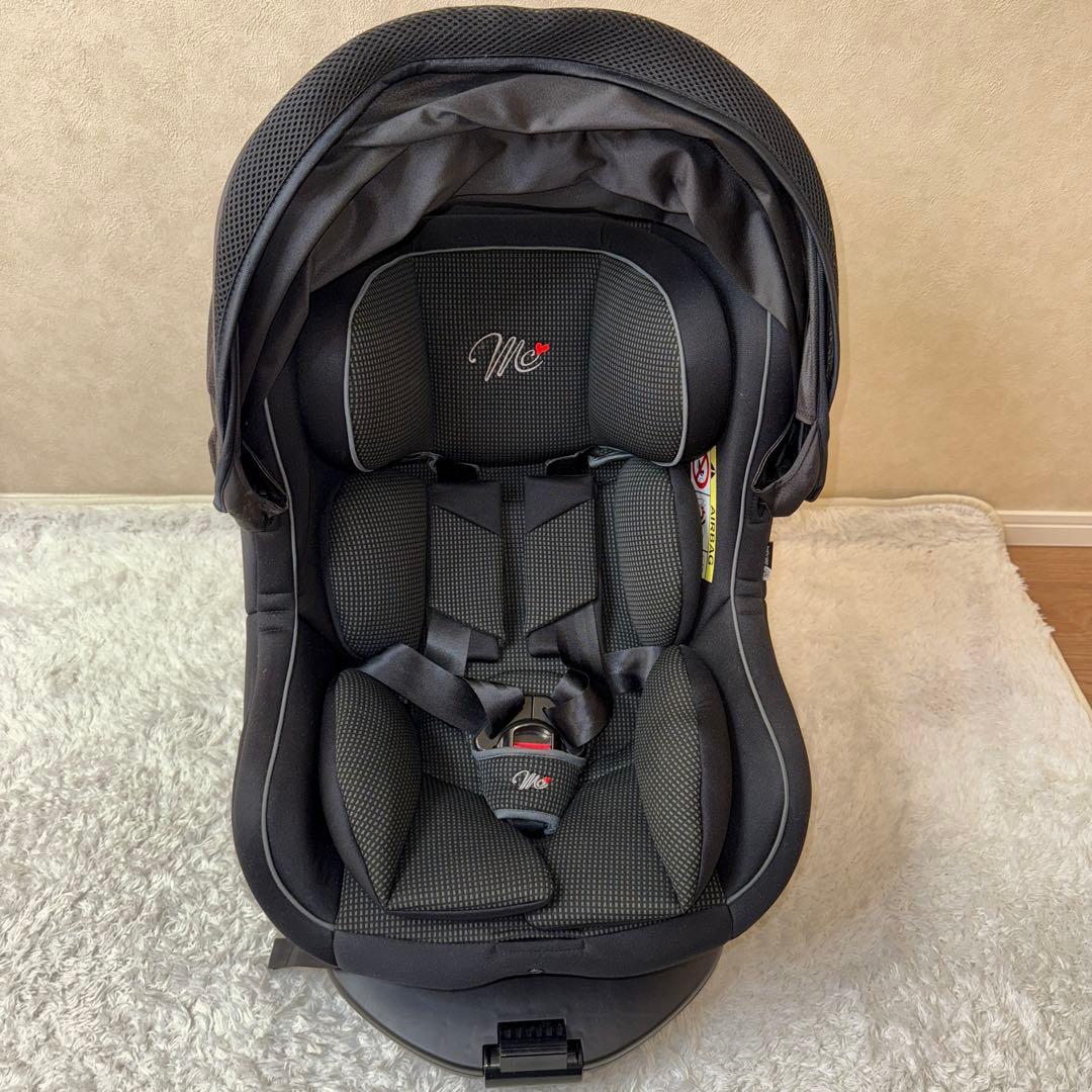マムズキャリー ターンレジェFIX チャイルドシート ISOFIX サンシェード
