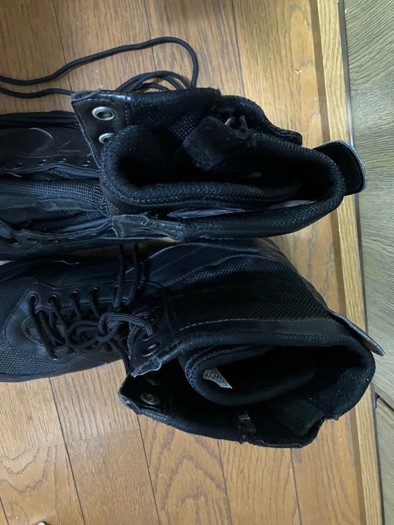 編上げ靴　消防