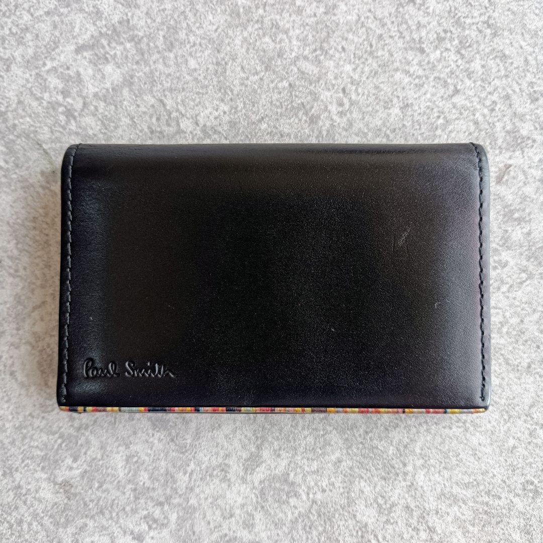 大人気! 美品! PaulSmith ポール・スミス 高級 レザー 名刺入れ