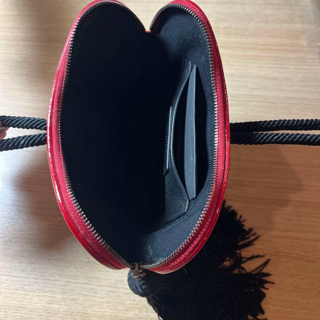 YSL ハート型パーティーバッグ 赤(超美品)