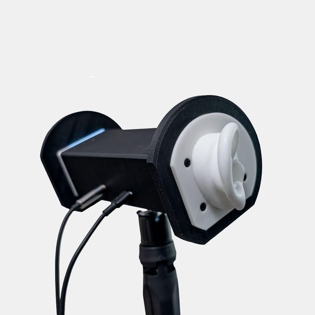 【ASMR】【上位モデル】バイノーラルマイク Bicarus 1 ケーブル付き