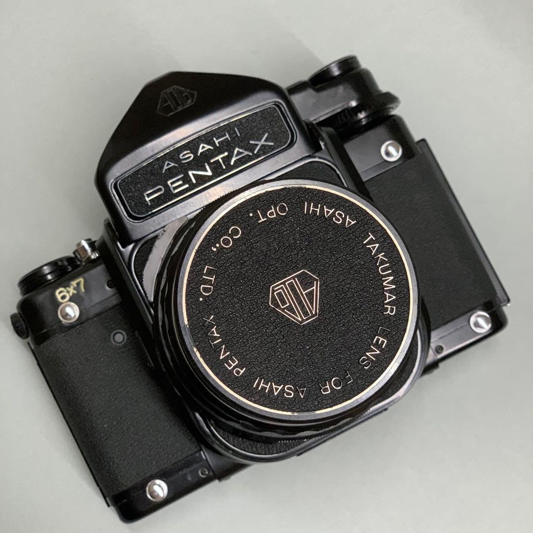 PENTAX 67本体、レンズ３本、接写リング、Kアダプタほかセット格安出品