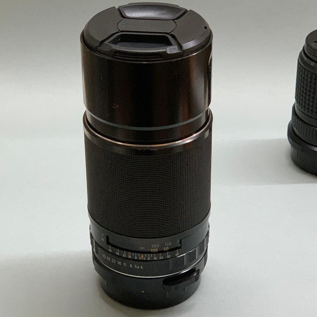 PENTAX 67本体、レンズ３本、接写リング、Kアダプタほかセット格安出品
