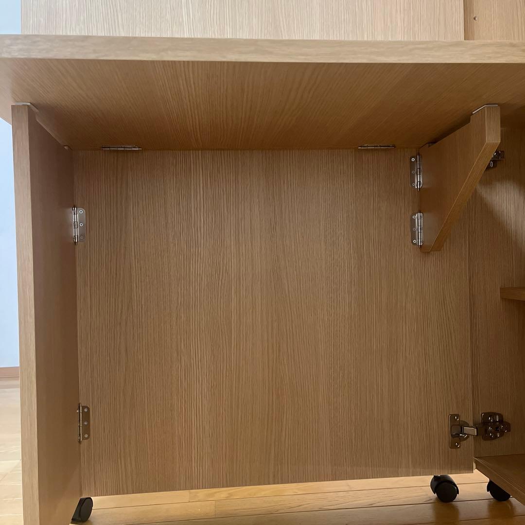 dinos ディノス 移動式デスク シェルフキャビネット 机 リモートワーク