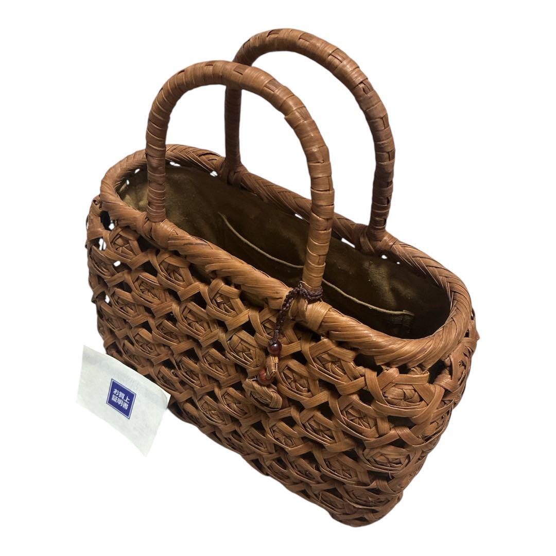 ち*ん様 志穂里　山葡萄　籠バッグ　山ぶどう　国産