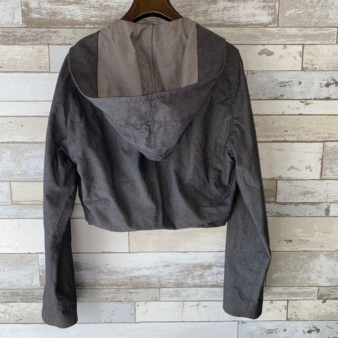 hussein chalayan ショート丈 フーデッドジャケット size42