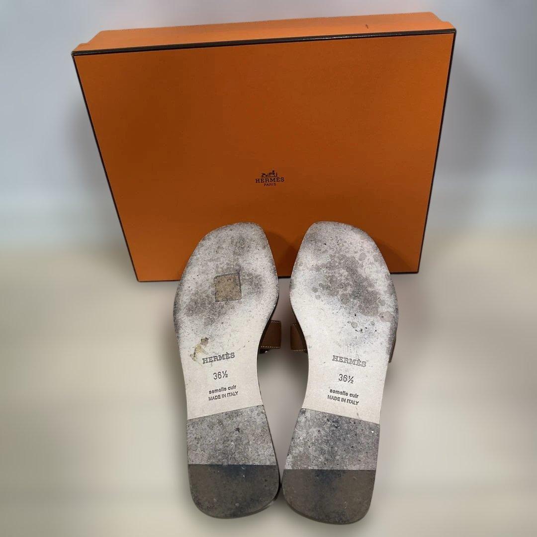 HERMES エルメス オラン ゴールド 36.5