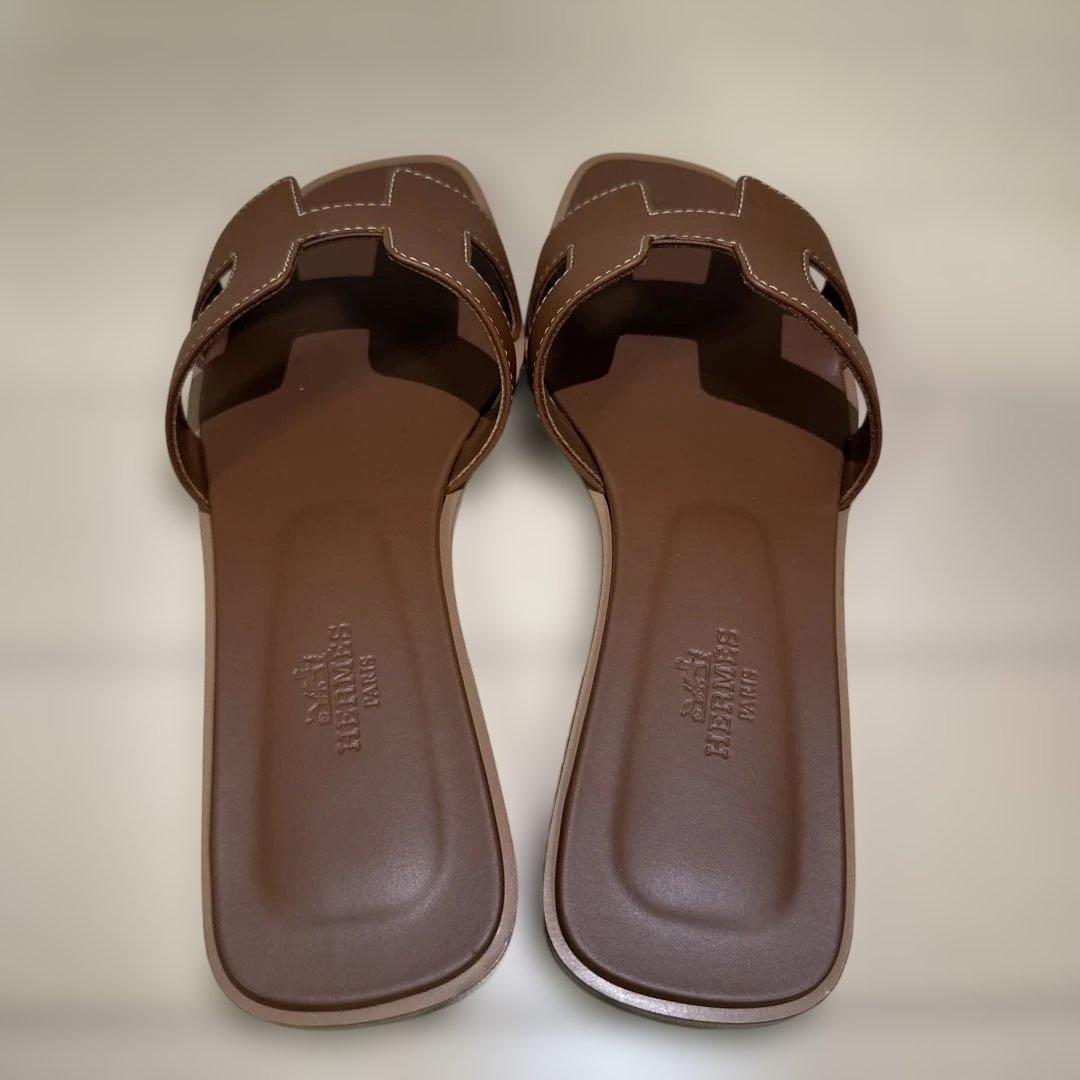 HERMES エルメス オラン ゴールド 36.5