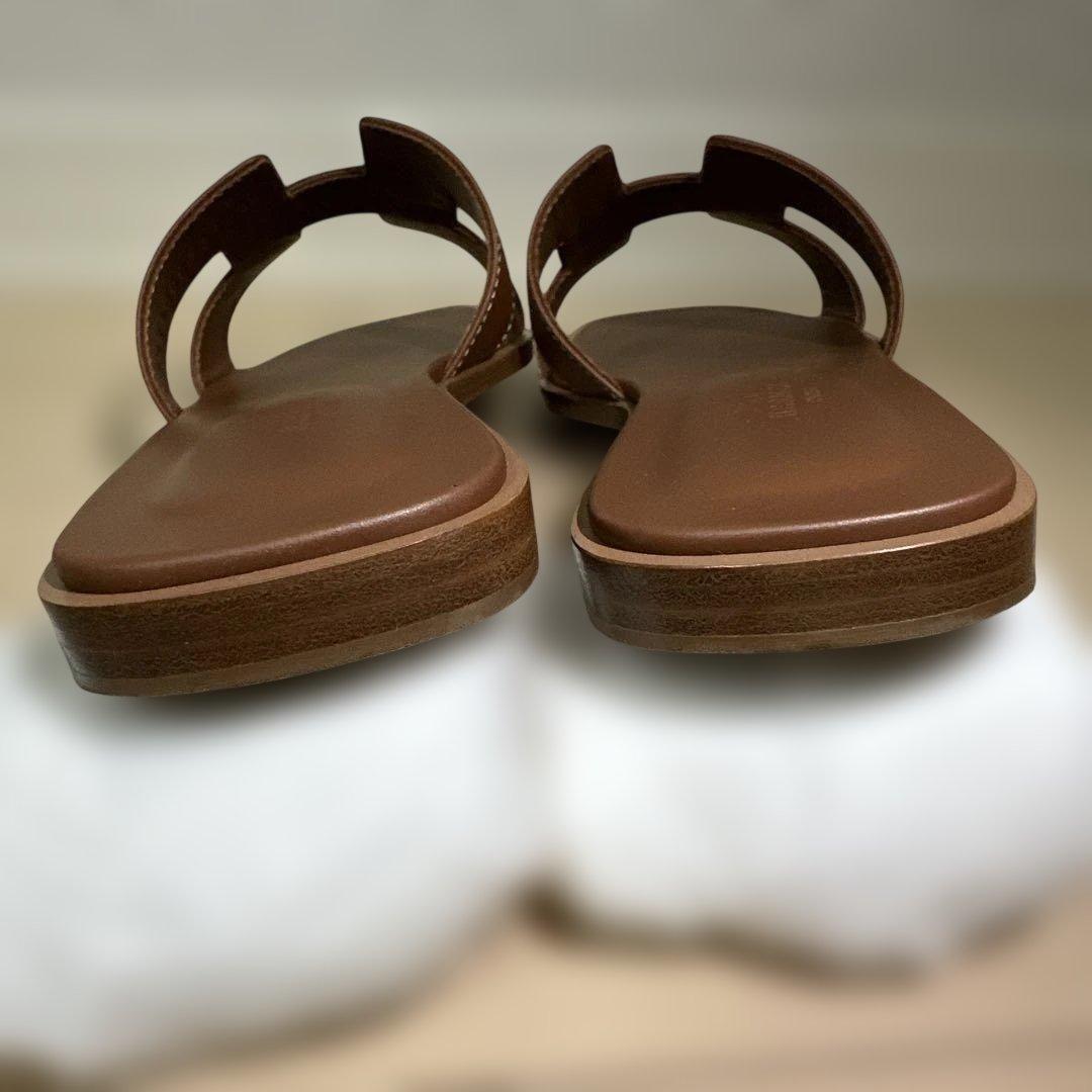 HERMES エルメス オラン ゴールド 36.5