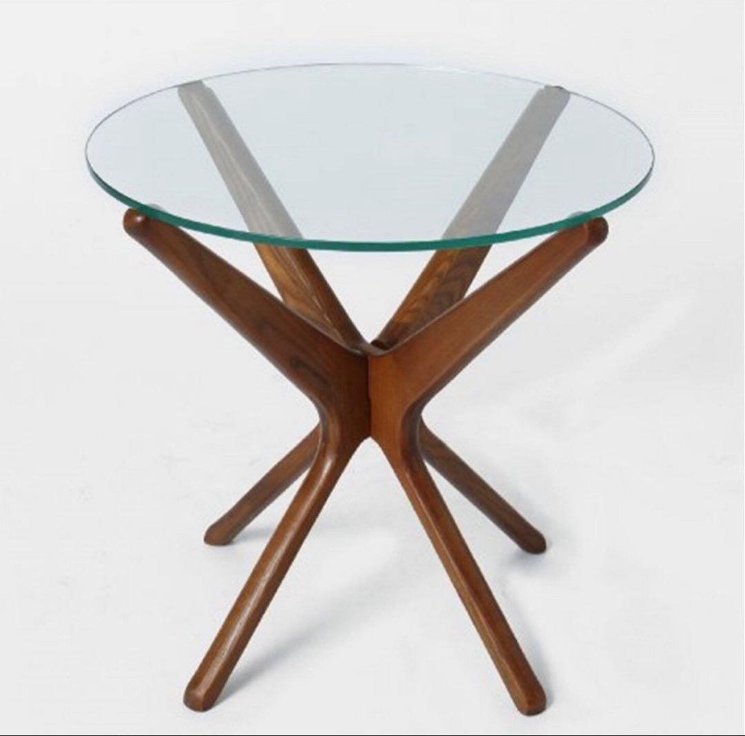 ACME Furniture⭐️トラッセルサイドテーブル⭐️ガラス×木