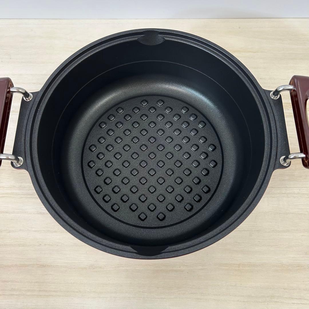 マル球産業 丸型健康フライヤー 両手鍋