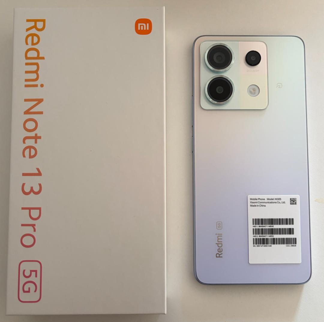 Redmi Note 13 Pro 5G 8GB/256GB オーロラパープル
