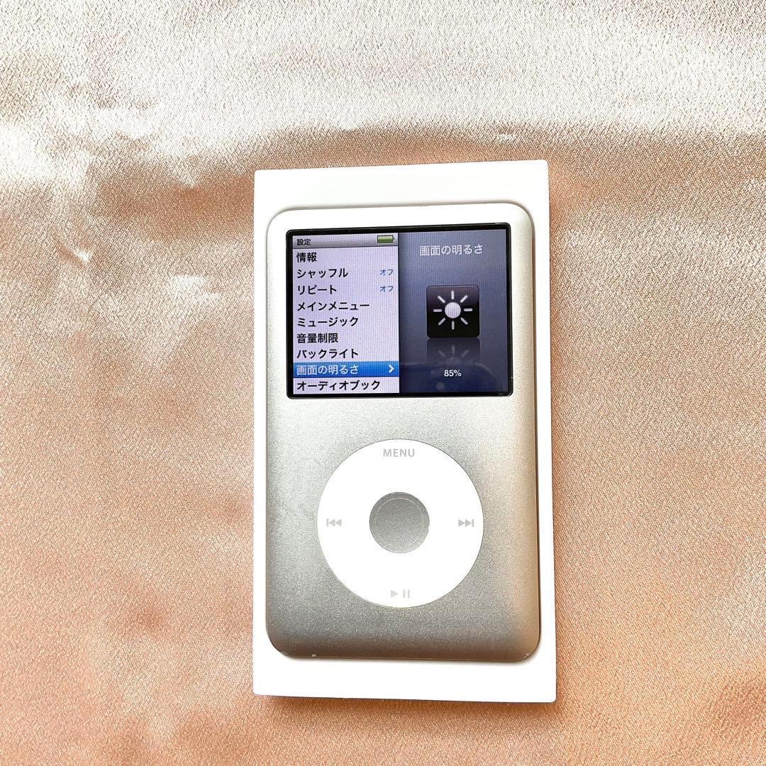 シルバー iPod classic 第7世代 160GB アイポッド本体 e