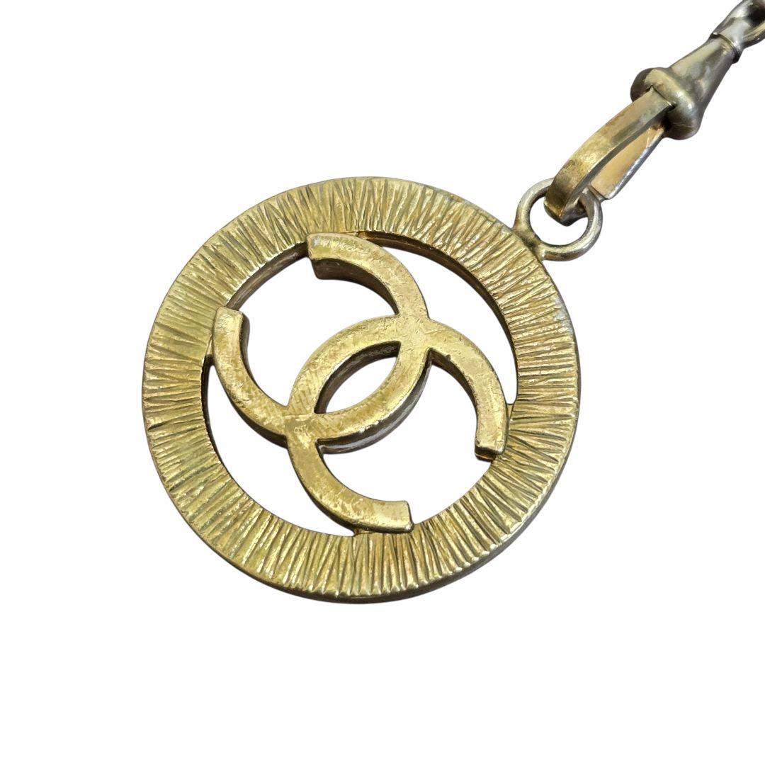 CHANEL シャネル 3連チェーンベルト 1984 CCココマーク ロゴベルト