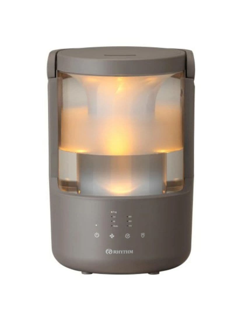 RHYTHM リズム 加湿器 超音波式 木造4畳 鉄筋7畳 ウォームグレー