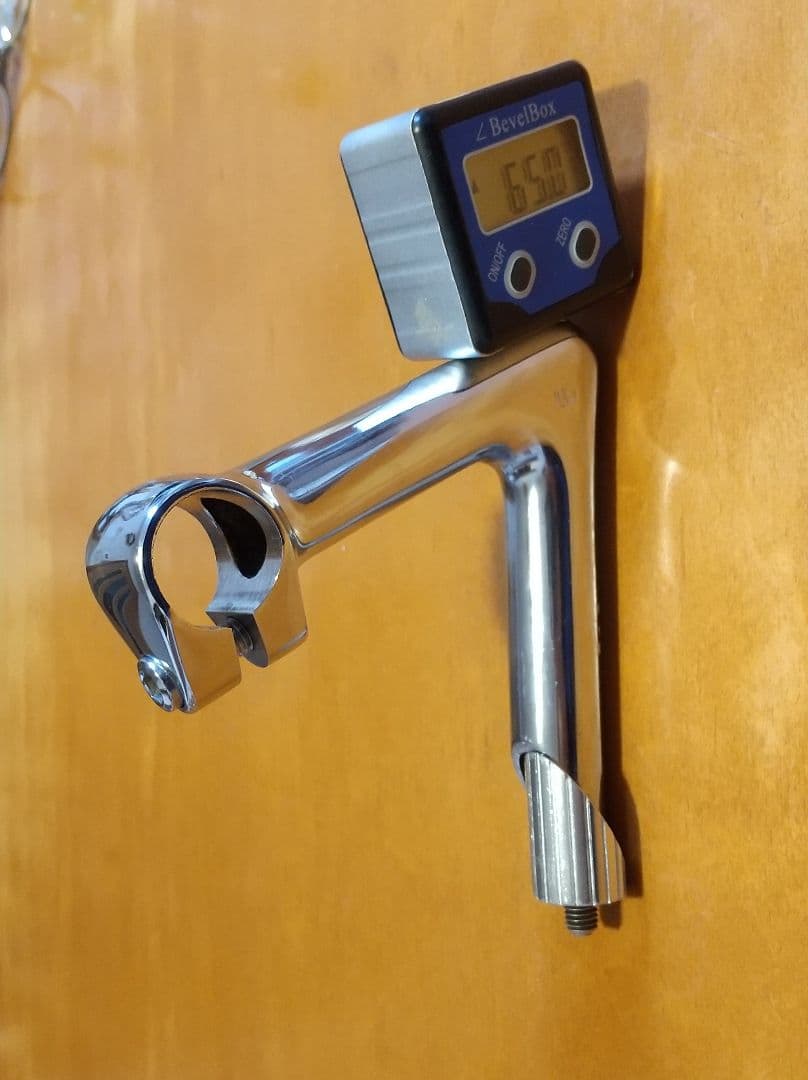 日東 NJ PRO 鉄ステム105mm 　鉄　NJS 認定 競輪 ピスト