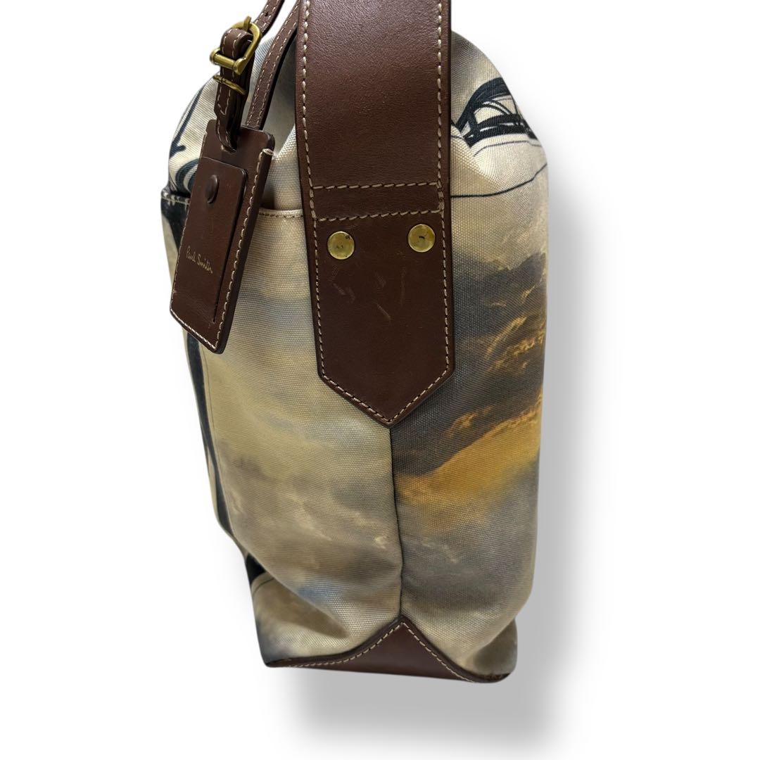 ポールスミス　ボストンバッグ　ショルダーバッグ　マルチストライプ　ミニクーパー