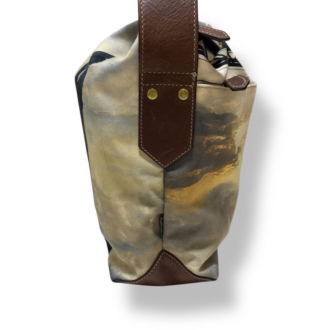 ポールスミス　ボストンバッグ　ショルダーバッグ　マルチストライプ　ミニクーパー