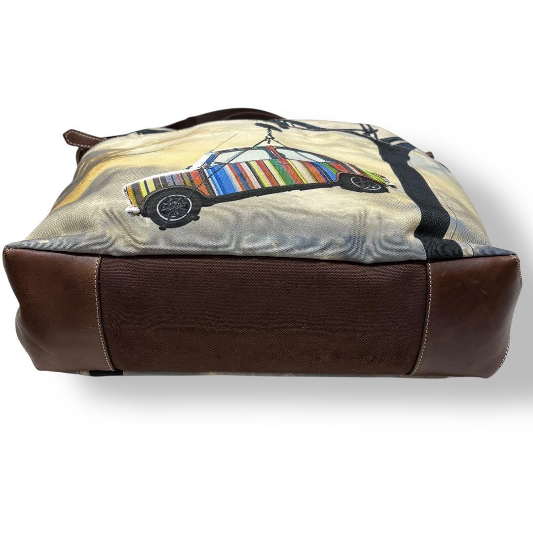 ポールスミス　ボストンバッグ　ショルダーバッグ　マルチストライプ　ミニクーパー