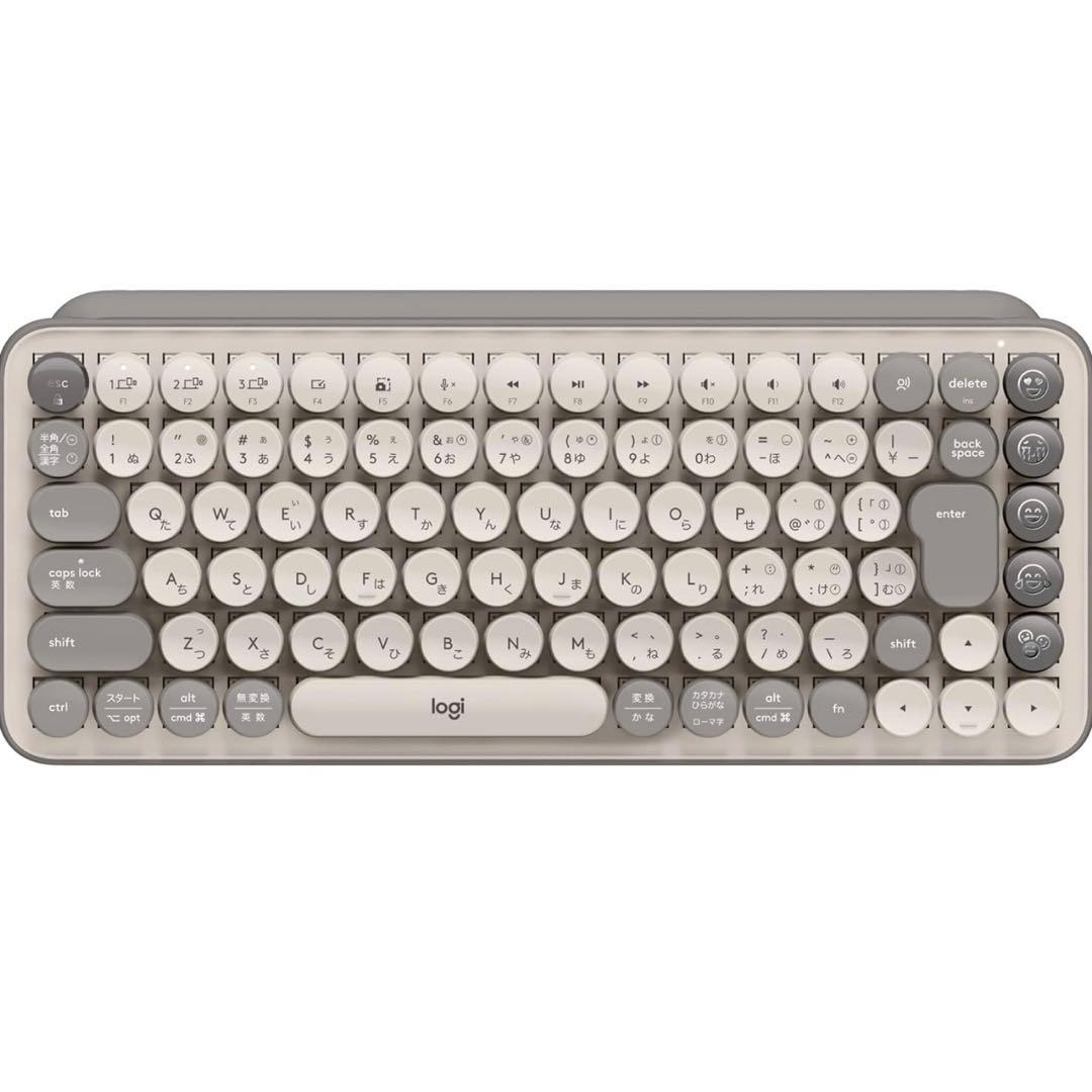 logicool POP KEYS K730GY グレージュ