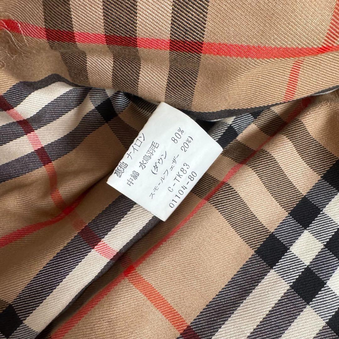 美品　Burberrys ダウンライナー　ノバチェック　モッズコート　袖ノバ