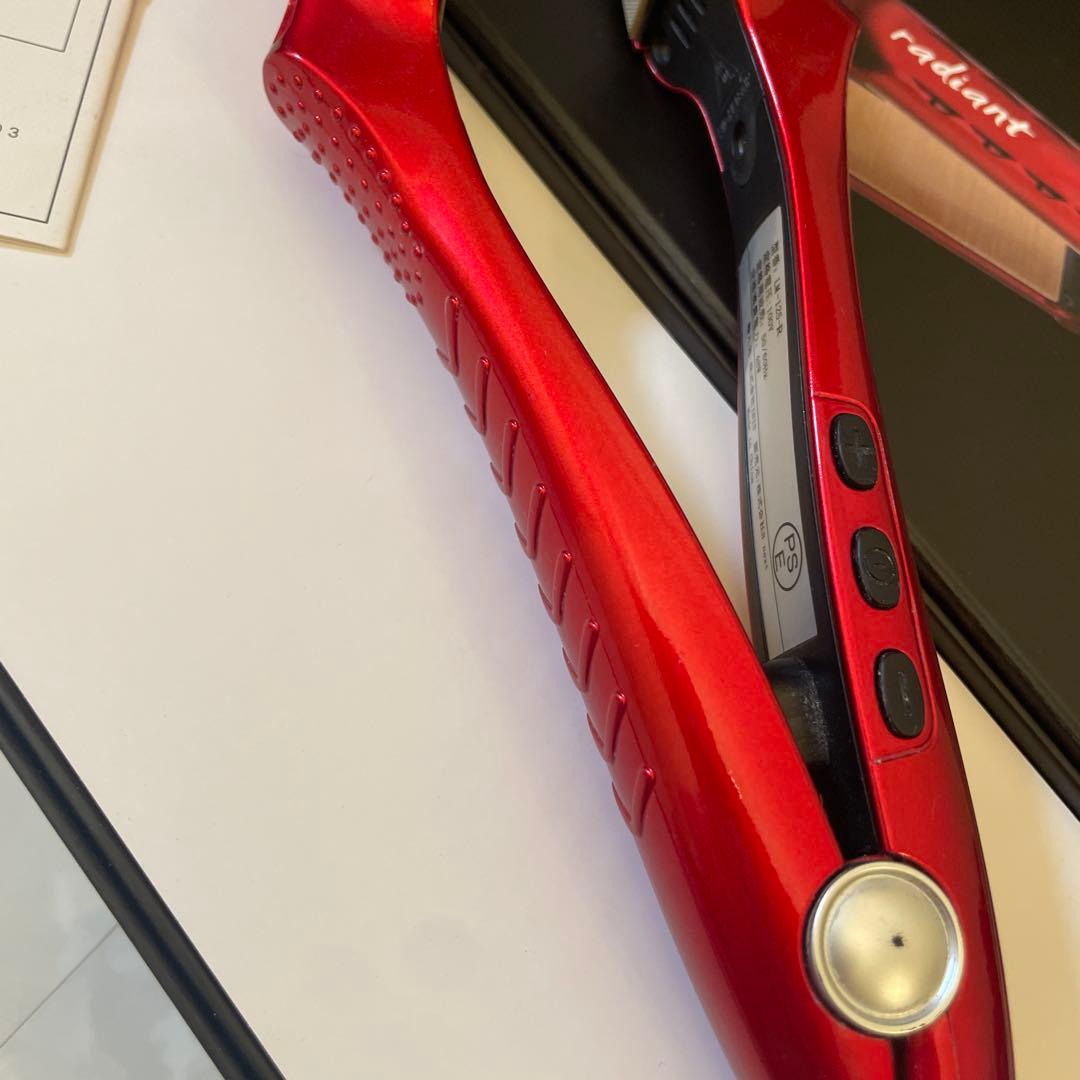 箱あり　ラディアント 28mm ヘアアイロン ストレート 保湿 シルクプレート