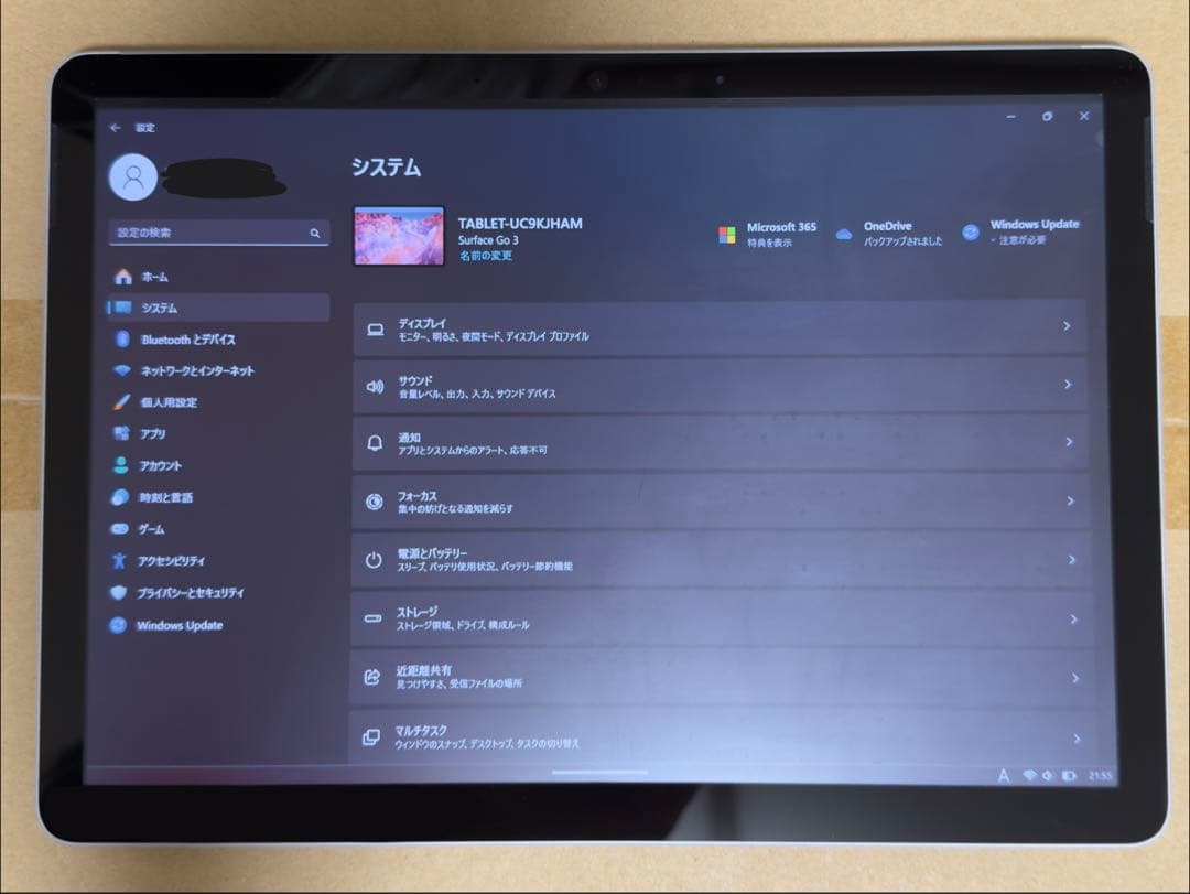 【美品】 surface go3 Windows11 顔認証搭載 値下げ交渉⭕️
