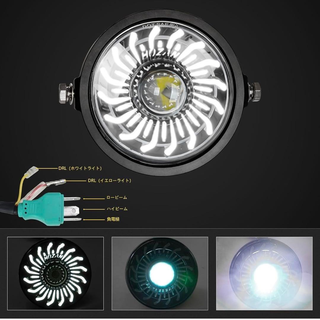 Motikvans ホンダ CT125 ハンターカブ LED ヘッドライトDRL