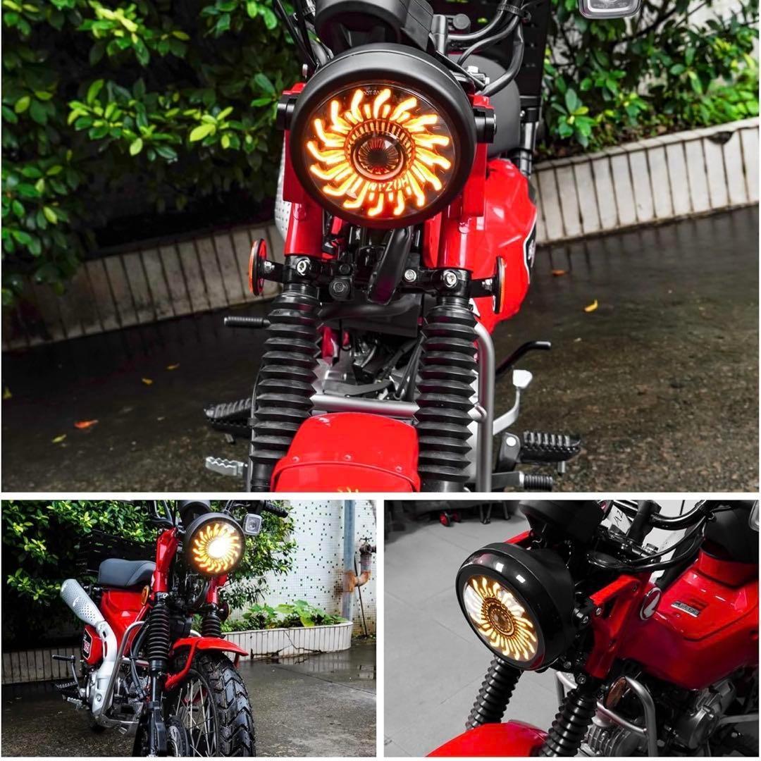 Motikvans ホンダ CT125 ハンターカブ LED ヘッドライトDRL