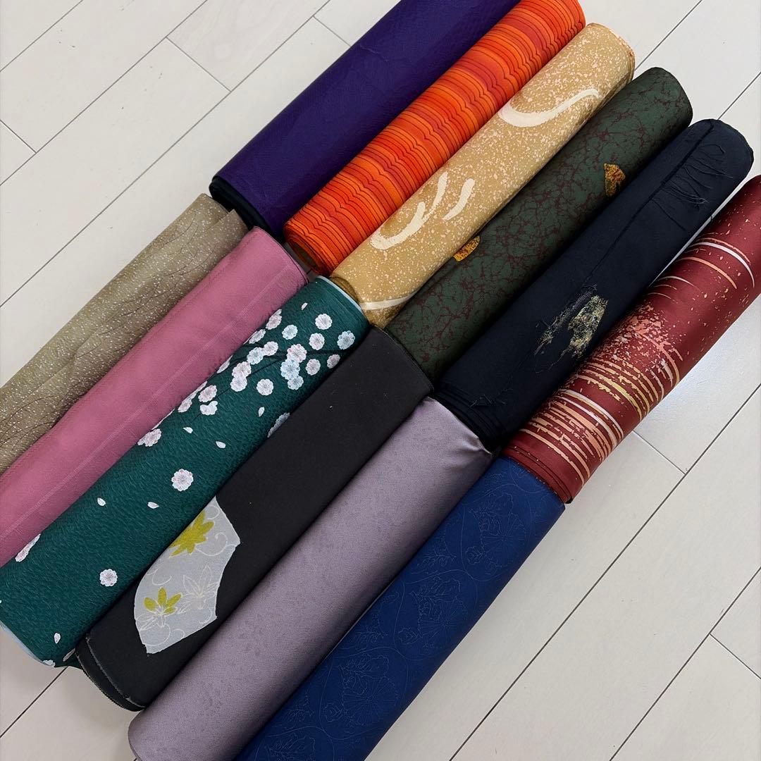 東*子様 ■S023■未使用品■正絹■美品　羽尺　反物　12点セット■大量まとめ