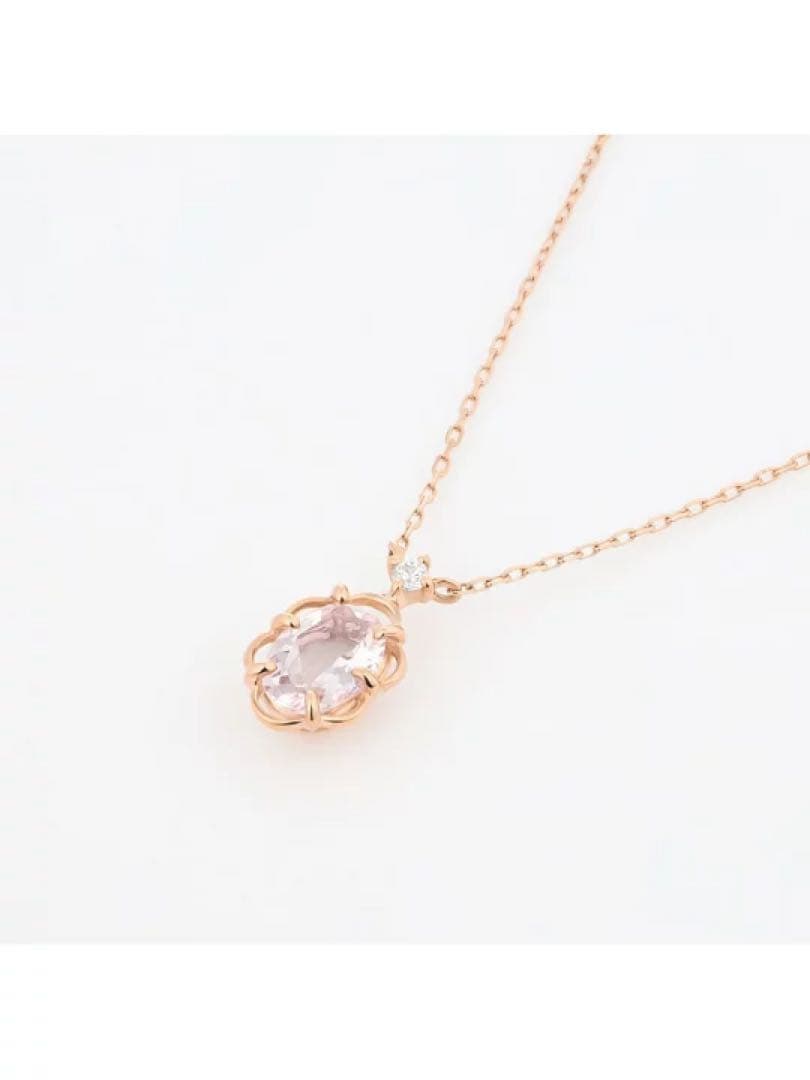 【4℃】K10 ピンクゴールド ネックレス