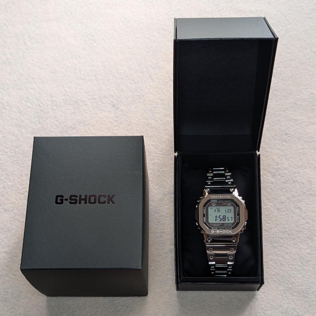 【美品】CASIO G-SHOCK フルメタル GMW-B5000D-1JF