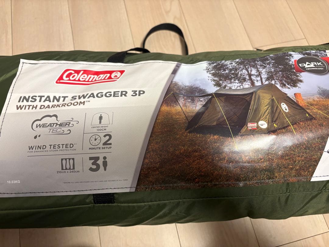 インスタントスワガー3P ダークルーム コールマンテント