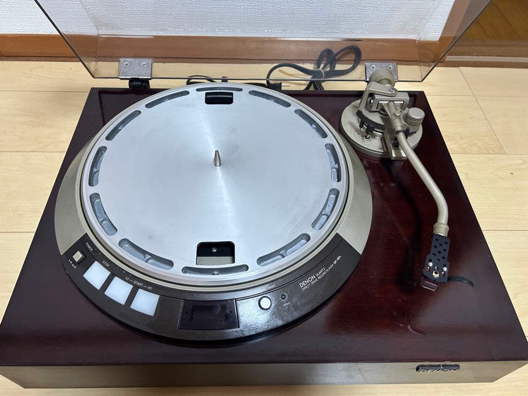 レコードプレイヤー　DENON DP-60L v15 デノン シュア