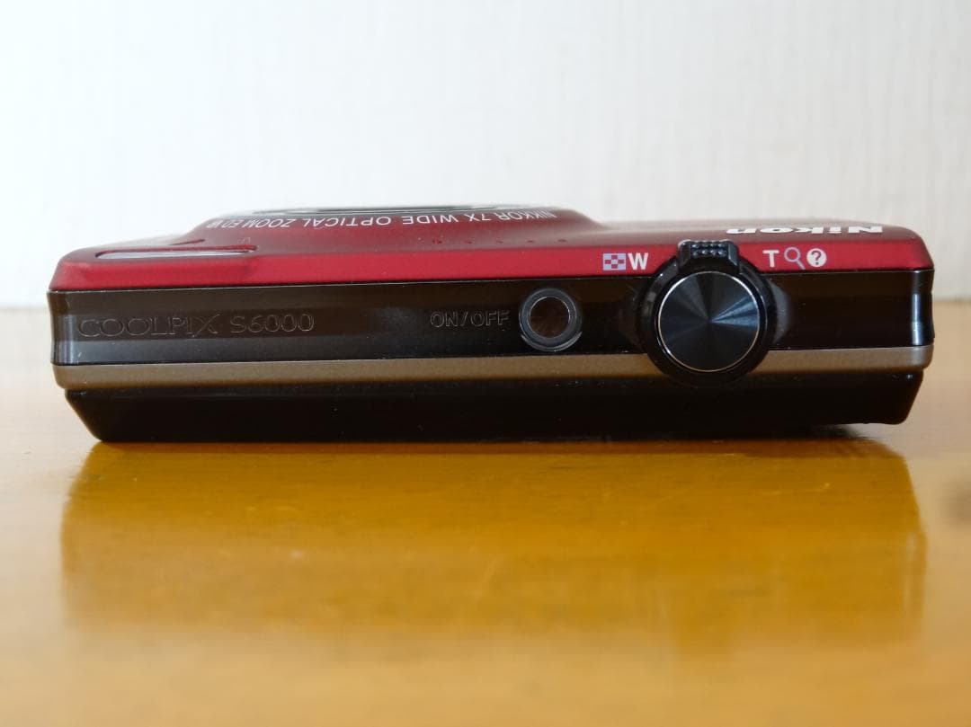 Nikon COOLPIX S6000 レッド　コンパクトデジタルカメラ