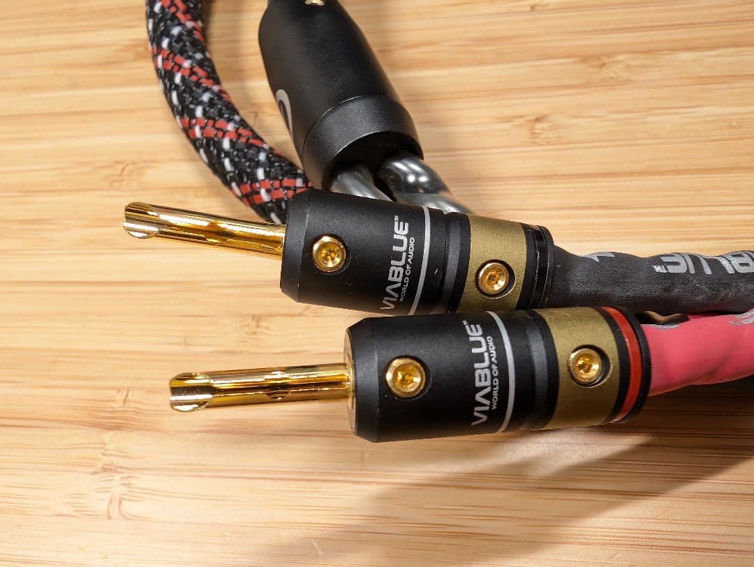 ViaBlue SC-4 SILVER スピーカーケーブル 1ペア 1.25m