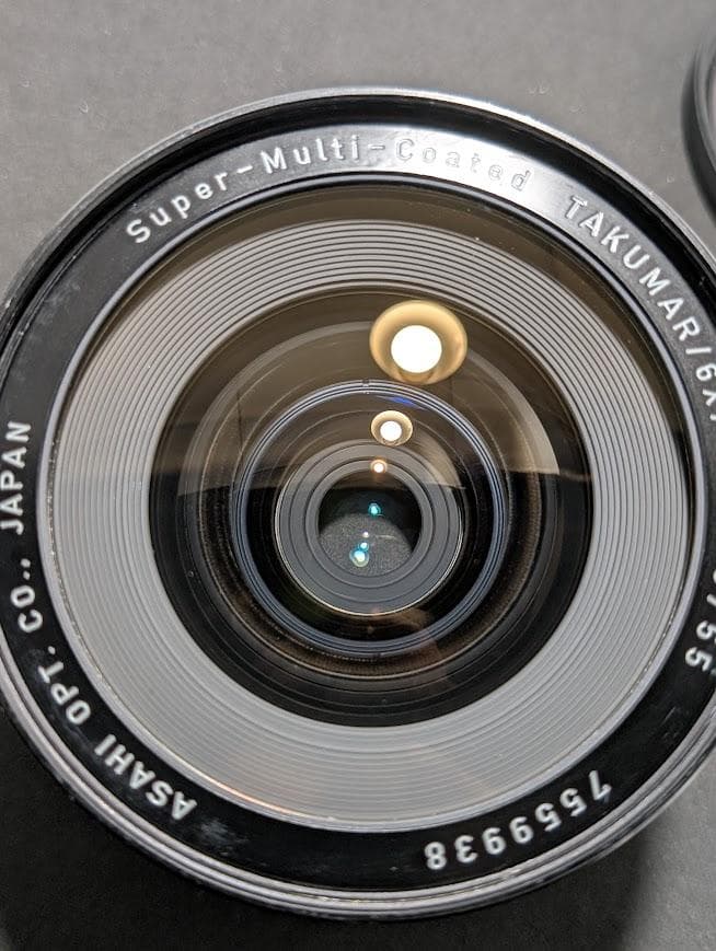 【美品】 PENTAX SMC TAKUMAR 6x7 55mm F/3.5