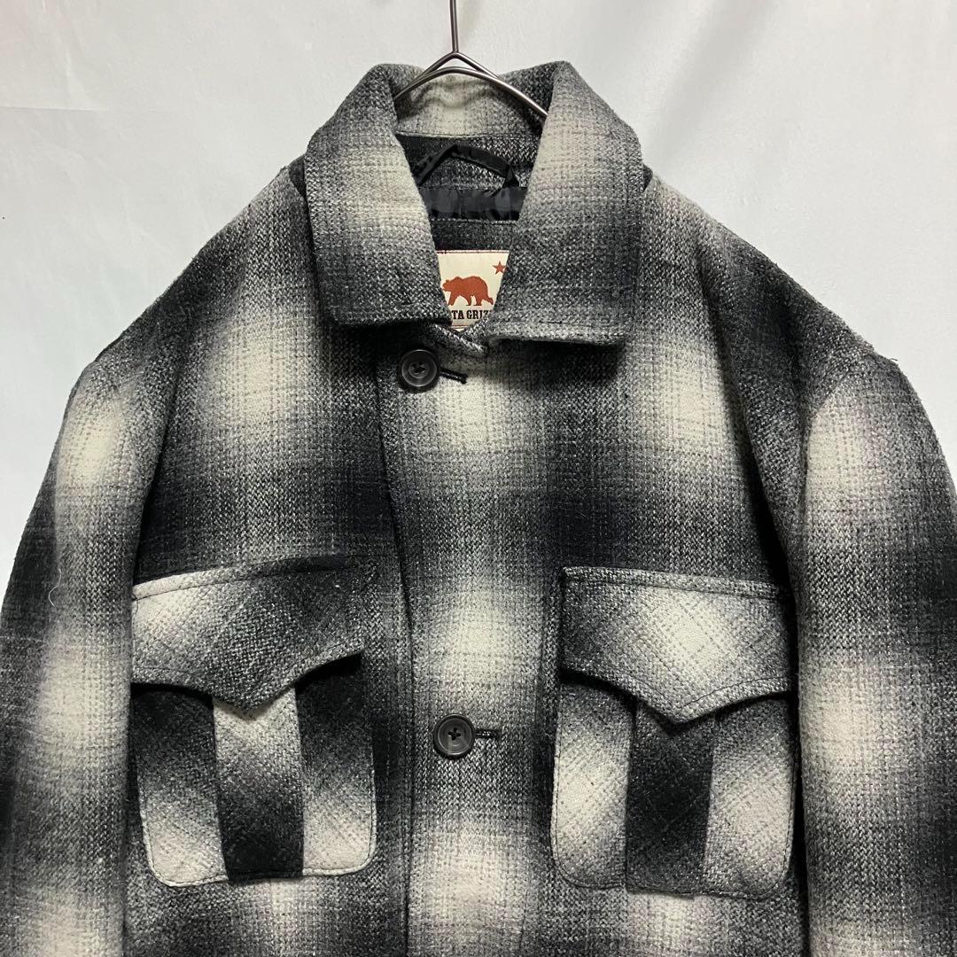 ジャケット・アウター 90s vintage ombre shadow check jacket