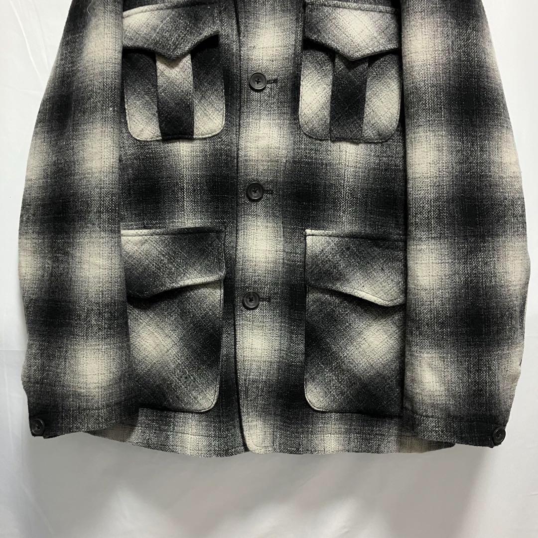 ジャケット・アウター 90s vintage ombre shadow check jacket