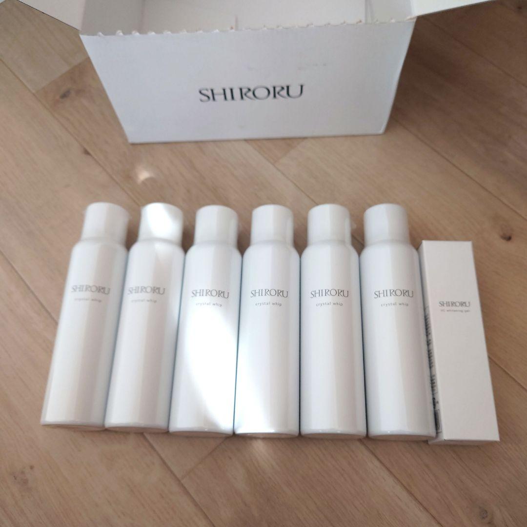 SHIRORU シロル クリスタルホイップ 泡洗顔料 ホワイトニングゲル 濃密泡