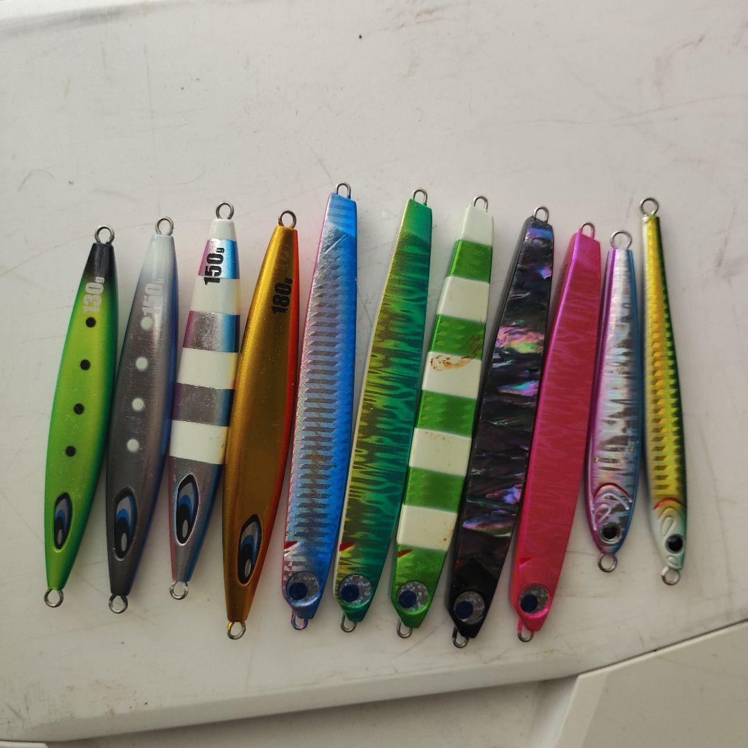 ジグ 11個セット120g,130g 150g 180g　サクラマス、ジギング