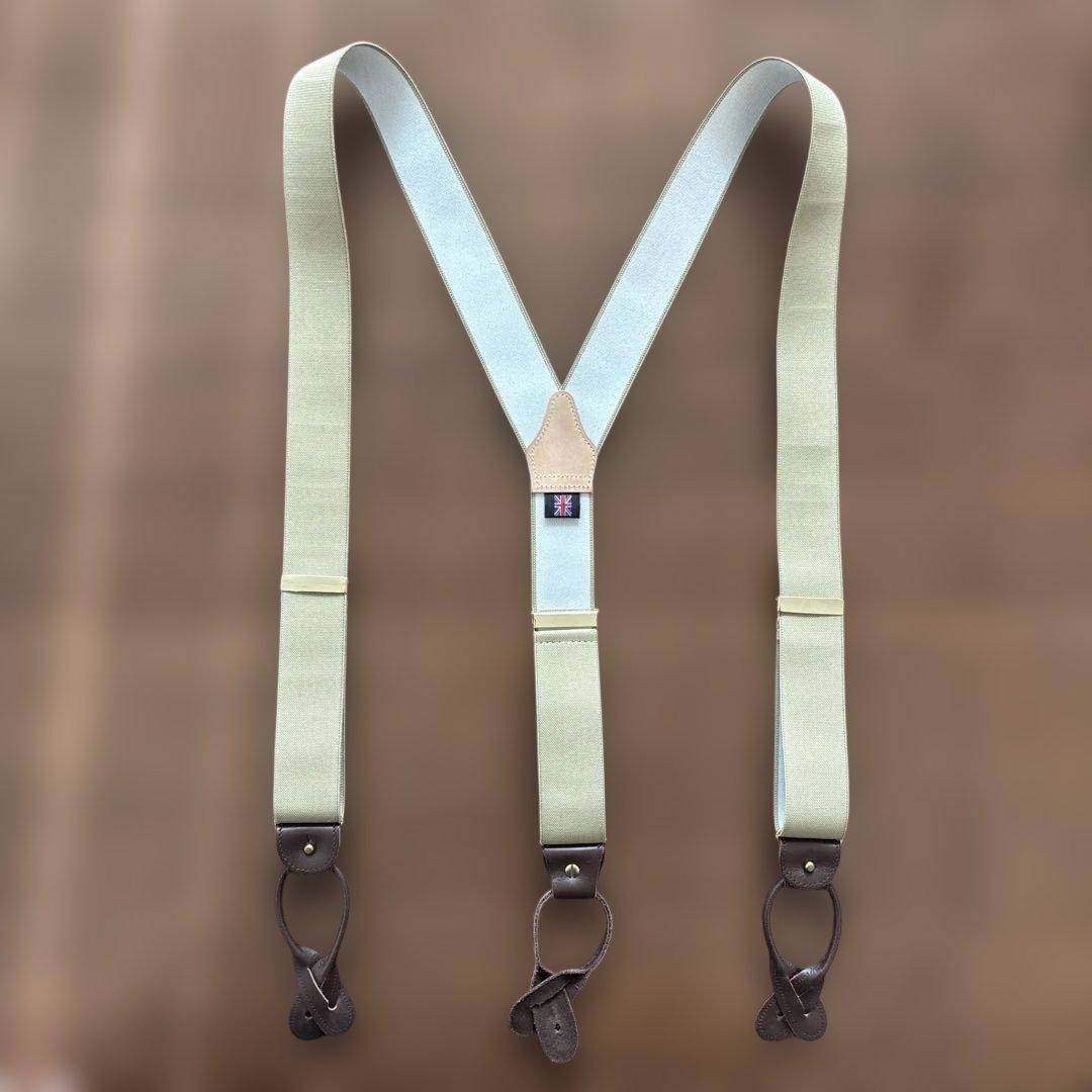  THURSTON クリーム サスペンダー