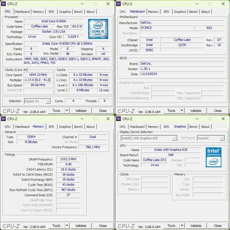 KAZU【美品・快適】DELL OptiPlex 5070 i5-8500