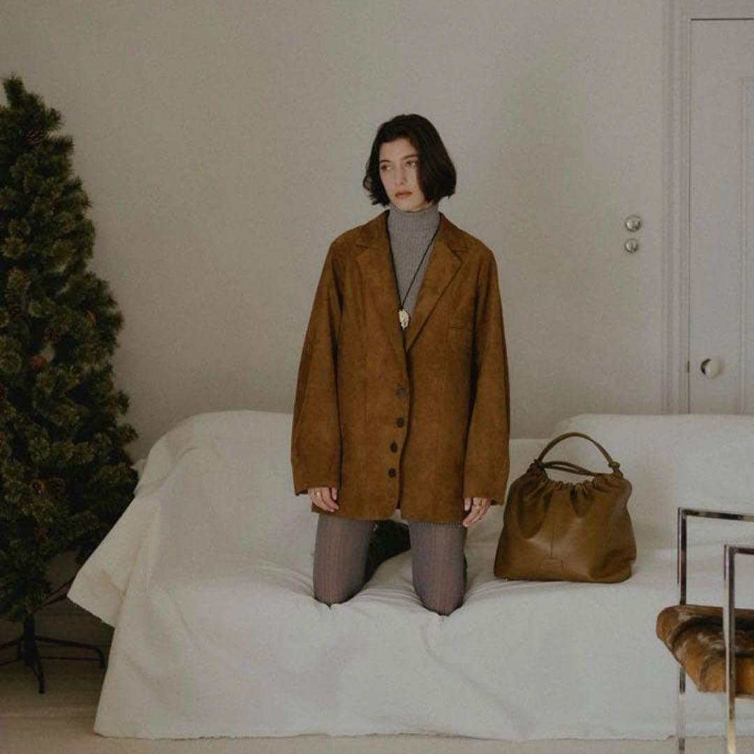 EAPHI CLASSIC WAVE JACKET ー FAUX SUEDE