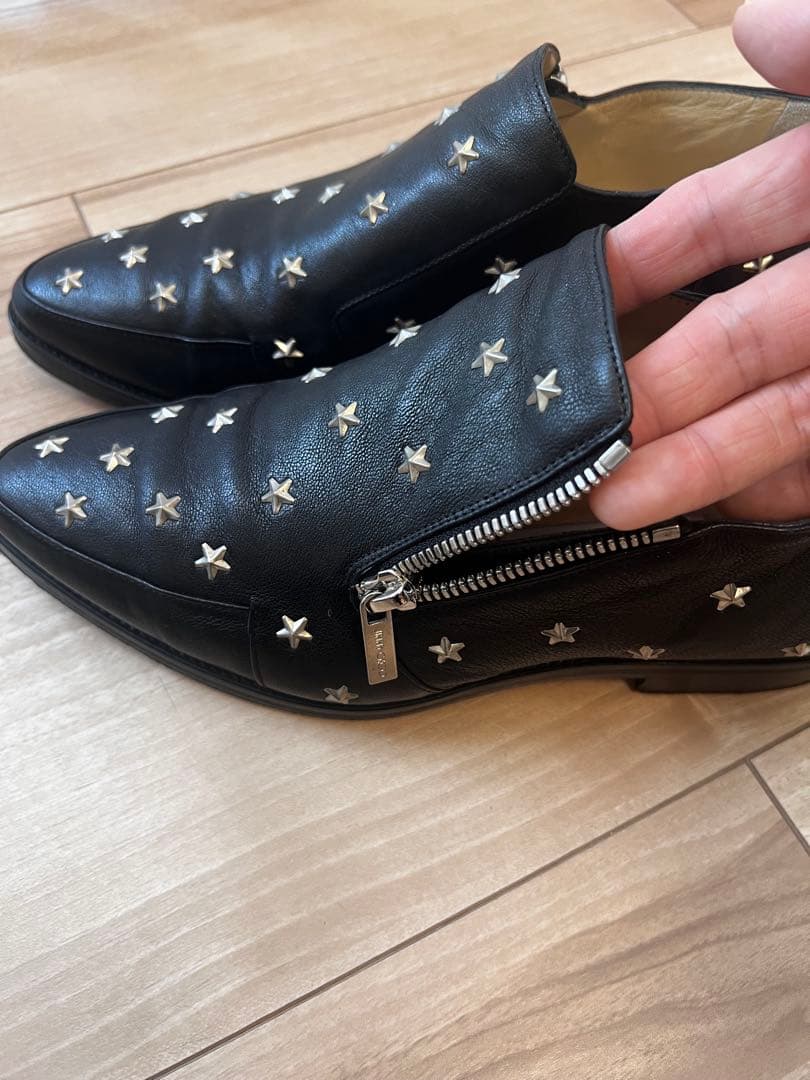 美品JIMMY CHOOジミーチュウ◼️スタースタッズ ローファー