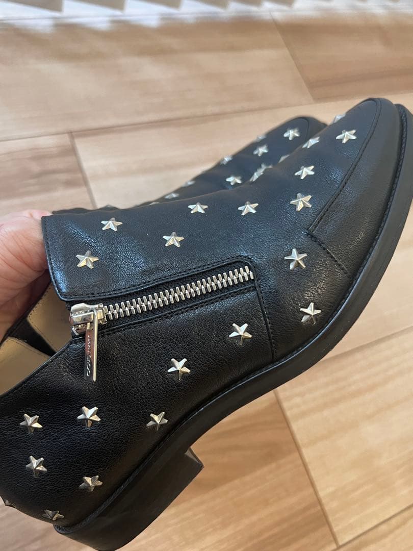 美品JIMMY CHOOジミーチュウ◼️スタースタッズ ローファー