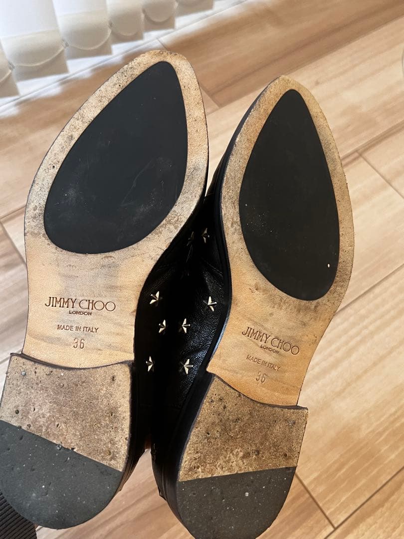 美品JIMMY CHOOジミーチュウ◼️スタースタッズ ローファー