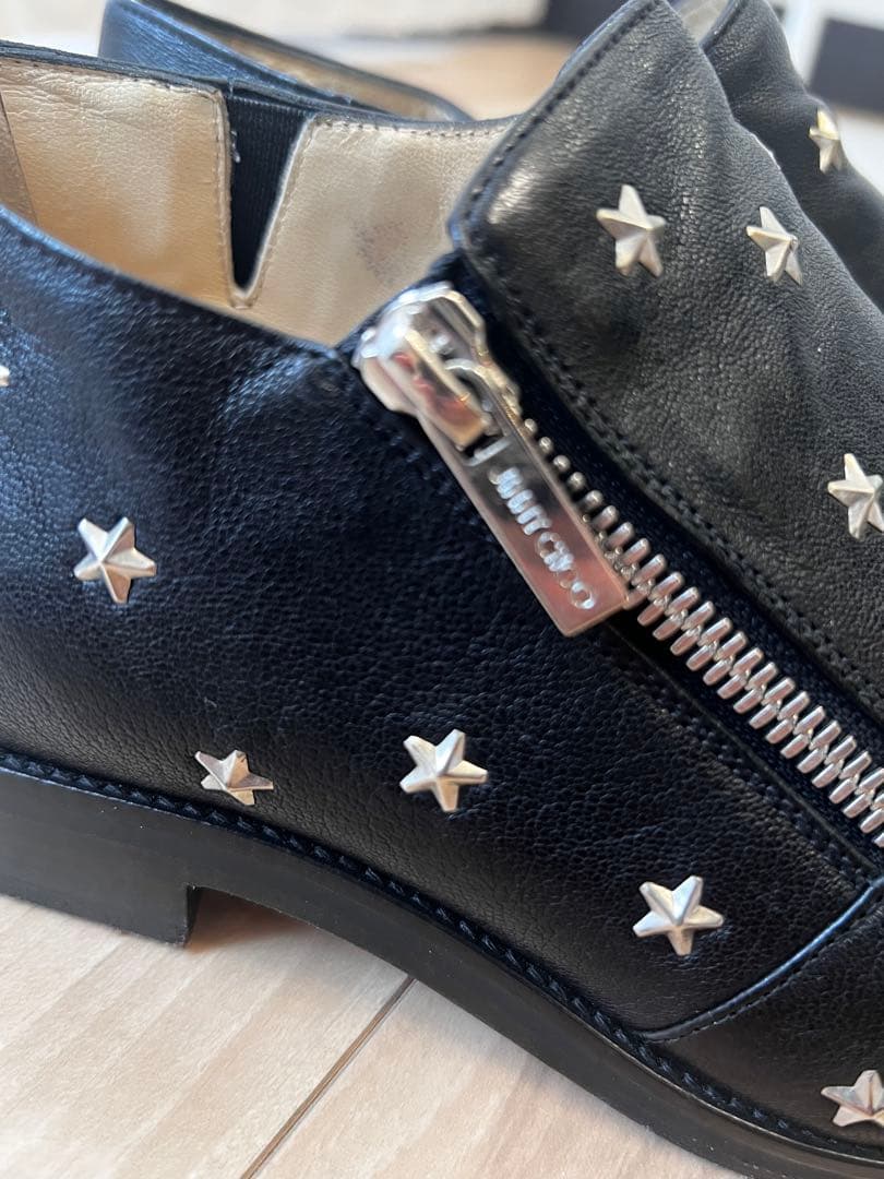 美品JIMMY CHOOジミーチュウ◼️スタースタッズ ローファー