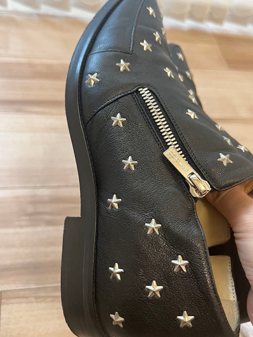 美品JIMMY CHOOジミーチュウ◼️スタースタッズ ローファー