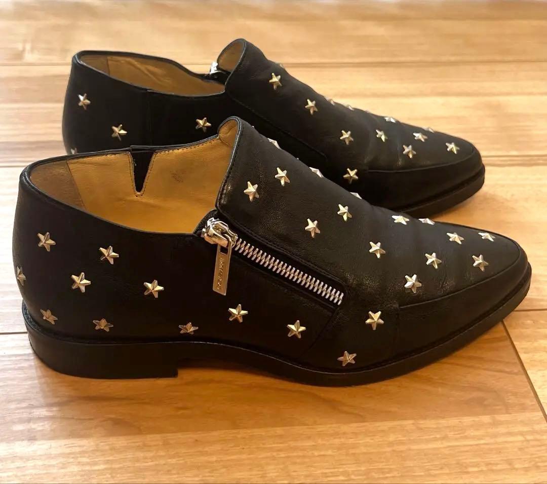美品JIMMY CHOOジミーチュウ◼️スタースタッズ ローファー